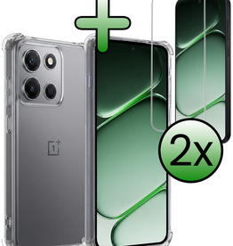 BASEY. BASEY. OnePlus Nord 6 Hoesje Shockproof Met 2x Screenprotector