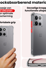 NoXx NoXx OnePlus Nord 6 Hoesje Shockproof - Transparant - 2 PACK