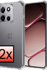 NoXx NoXx OnePlus Nord 6 Hoesje Shockproof - Transparant - 2 PACK