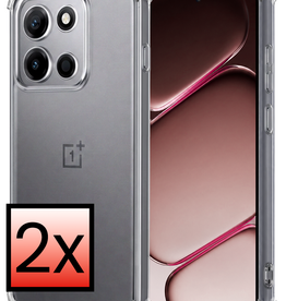 NoXx NoXx OnePlus Nord 6 Hoesje Shockproof - Transparant - 2 PACK