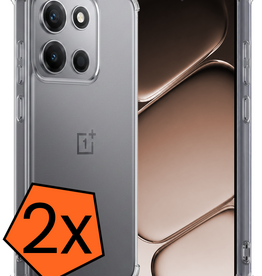 Nomfy Nomfy OnePlus Nord 6 Hoesje Shockproof - Transparant - 2 PACK