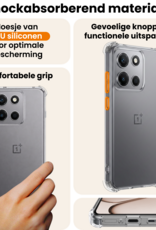 Nomfy Nomfy OnePlus Nord 6 Hoesje Shockproof - Transparant - 2 PACK