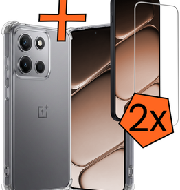 Nomfy Nomfy OnePlus Nord 6 Hoesje Shockproof Met 2x Screenprotector
