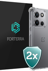Forterra Forterra OnePlus Nord 6 Hoesje Shockproof - Transparant - 2 PACK