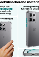 Forterra Forterra OnePlus Nord 6 Hoesje Shockproof - Transparant - 2 PACK