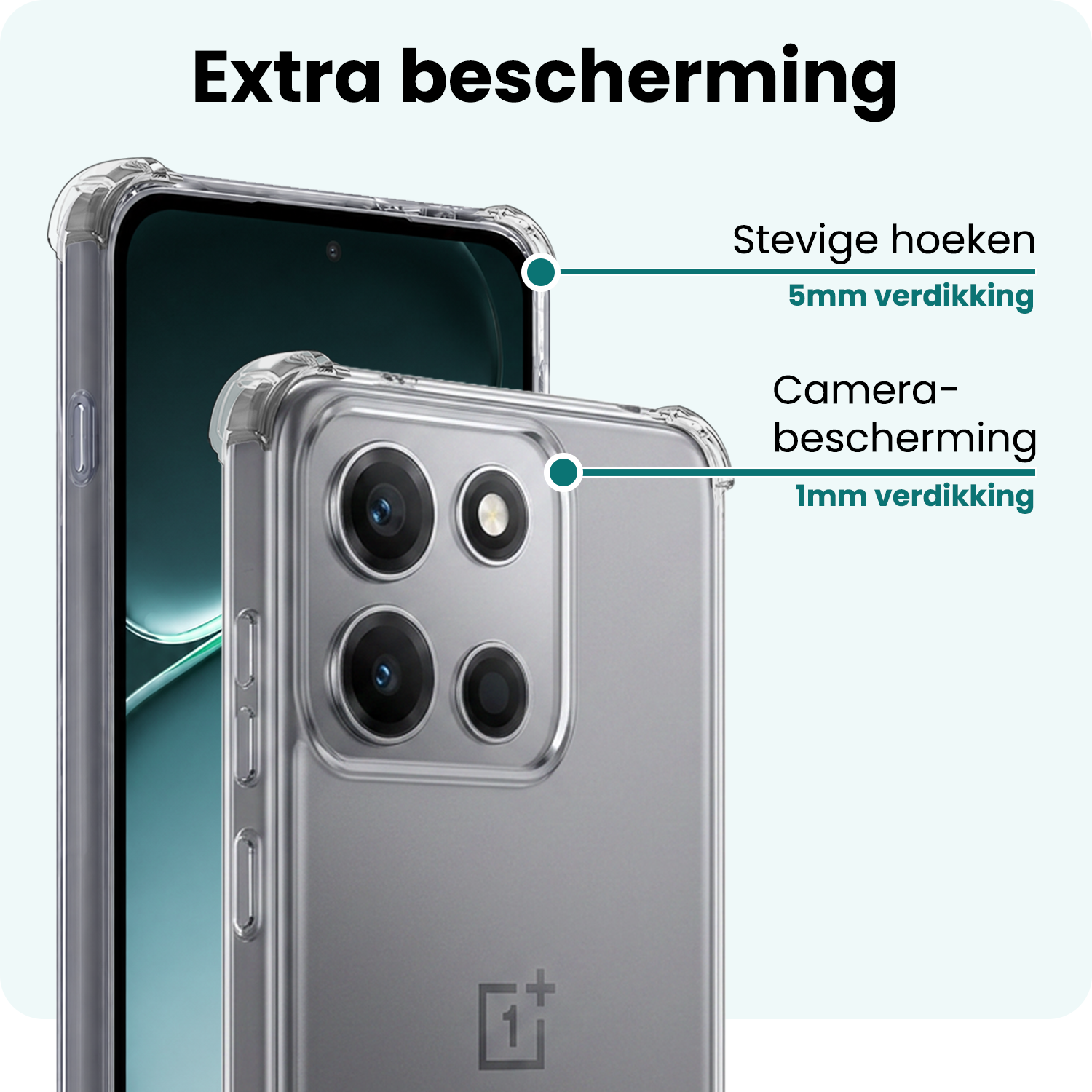 Forterra Forterra OnePlus Nord 6 Hoesje Shockproof Met Screenprotector