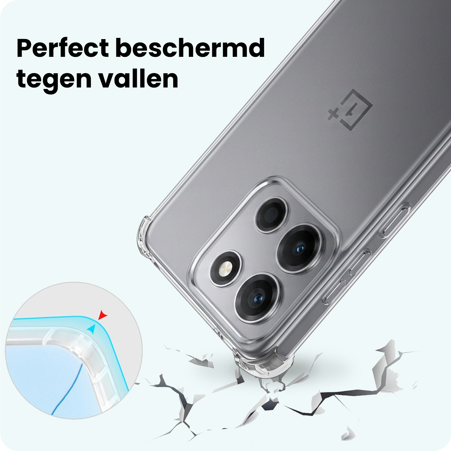 Forterra Forterra OnePlus Nord 6 Hoesje Shockproof Met Screenprotector