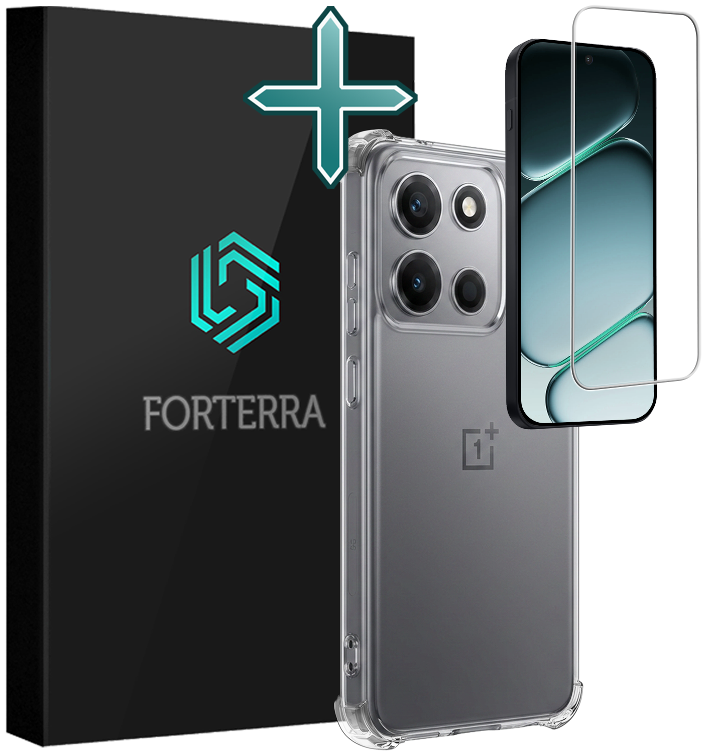 Forterra Forterra OnePlus Nord 6 Hoesje Shockproof Met Screenprotector