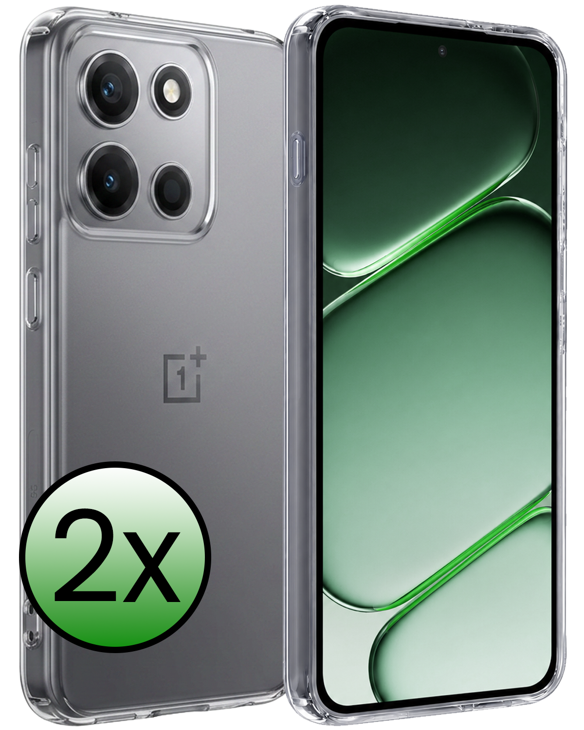 BASEY. BASEY. OnePlus Nord 6 Hoesje Siliconen - Transparant - 2 PACK