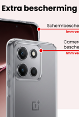 NoXx NoXx OnePlus Nord 6 Hoesje Siliconen - Transparant - 2 PACK
