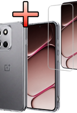 NoXx NoXx OnePlus Nord 6 Hoesje Siliconen Met Screenprotector - Transparant