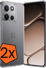 Nomfy Nomfy OnePlus Nord 6 Hoesje Siliconen - Transparant - 2 PACK