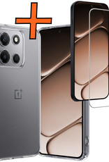 Nomfy Nomfy OnePlus Nord 6 Hoesje Siliconen Met Screenprotector - Transparant