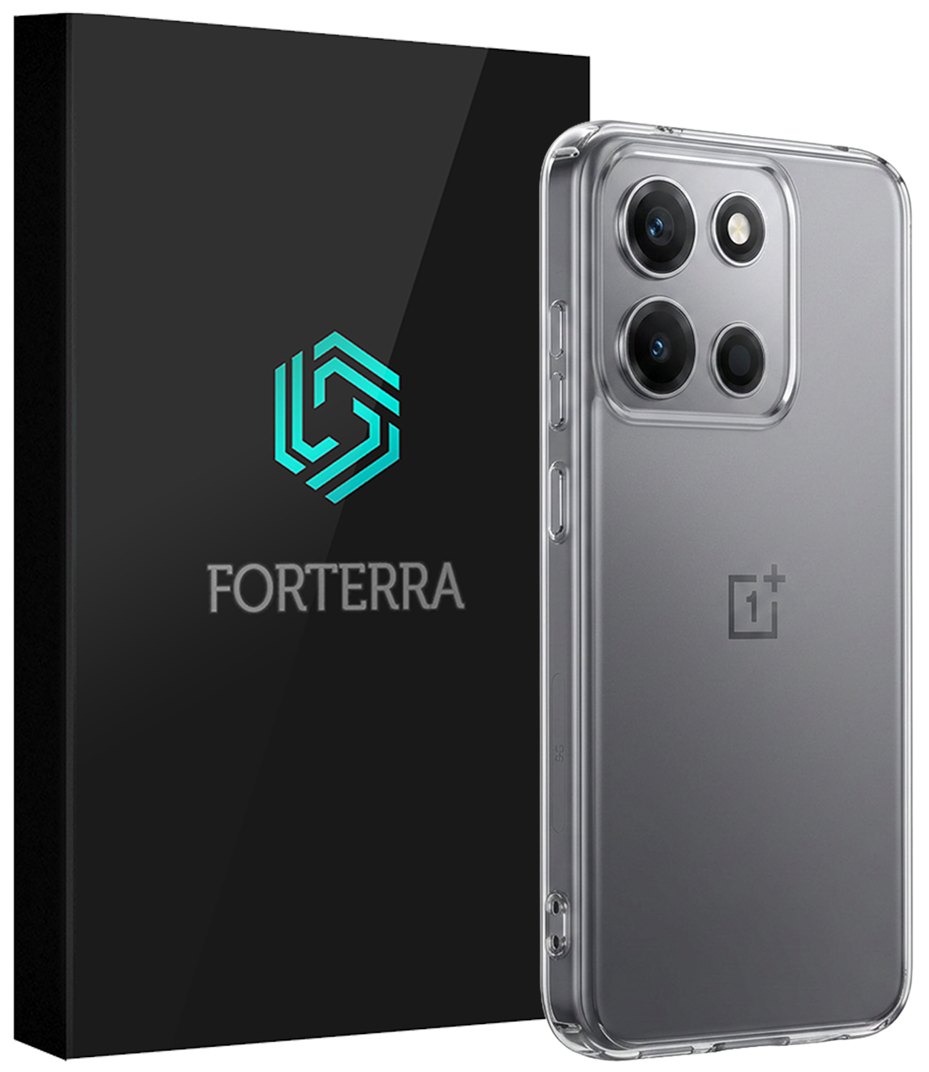 Forterra Forterra OnePlus Nord 6 Hoesje Siliconen - Transparant