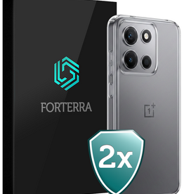 Forterra Forterra OnePlus Nord 6 Hoesje Siliconen - Transparant - 2 PACK