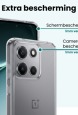 Forterra Forterra OnePlus Nord 6 Hoesje Siliconen - Transparant - 2 PACK