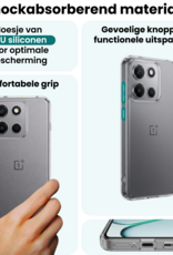 Forterra Forterra OnePlus Nord 6 Hoesje Siliconen - Transparant - 2 PACK