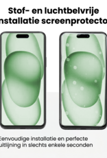 BASEY. BASEY. iPhone 15 Plus Screenprotector Perfect Fit Kit - 2 PACK
