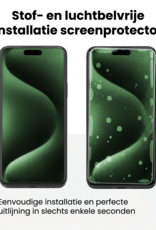 BASEY. BASEY. iPhone 15 Pro Max Screenprotector Perfect Fit Kit - 2 PACK
