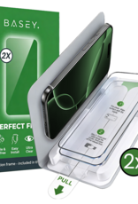 BASEY. BASEY. iPhone 16 Pro Max Screenprotector Perfect Fit Kit - 2 PACK