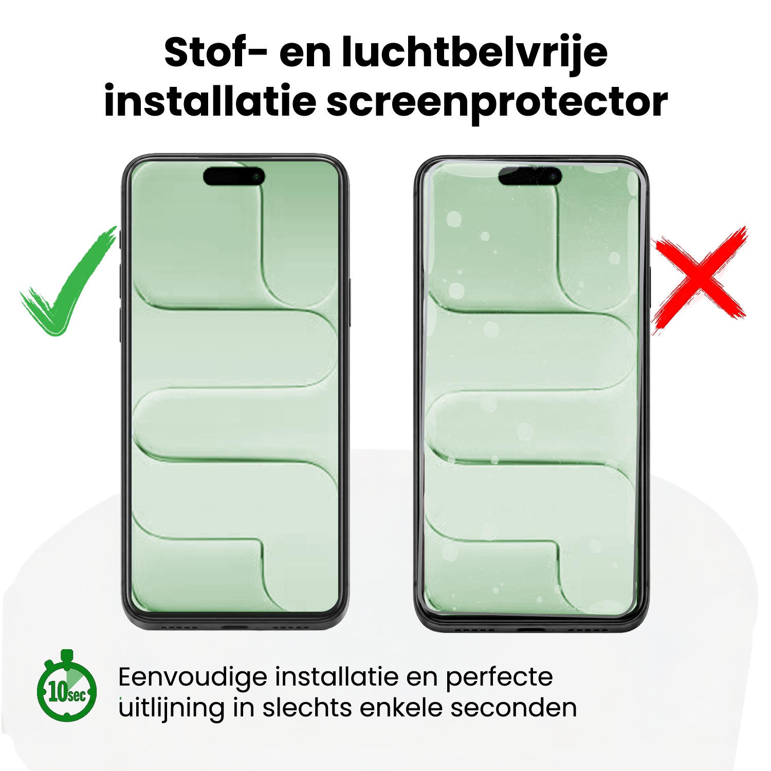 BASEY. BASEY. iPhone Air Screenprotector Perfect Fit Kit - 2 PACK