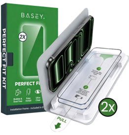 BASEY. BASEY. iPhone 17 Pro Screenprotector Perfect Fit Kit - 2 PACK