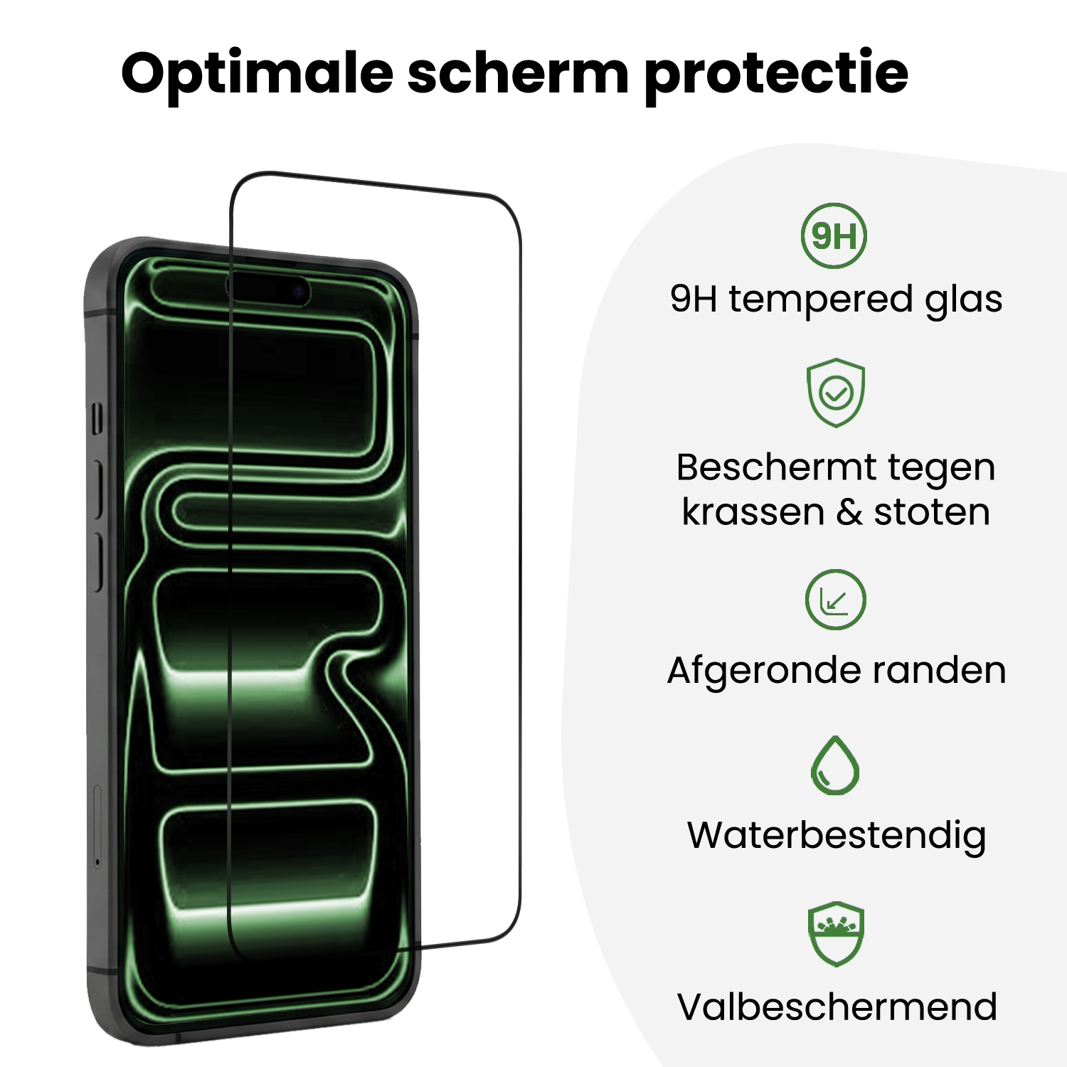 BASEY. BASEY. iPhone 17 Pro Max Screenprotector Perfect Fit Kit - 2 PACK