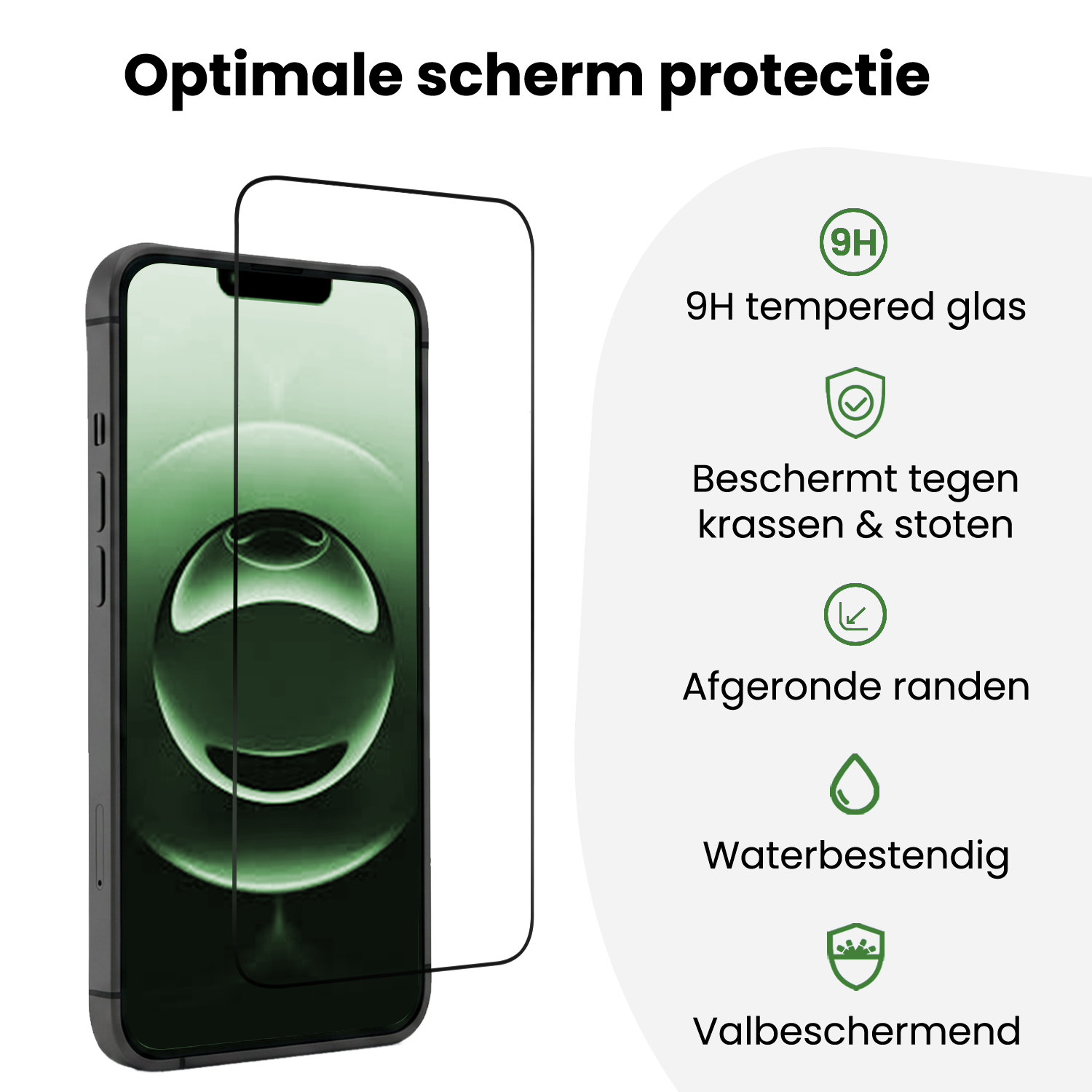 BASEY. BASEY. iPhone 16e Screenprotector Perfect Fit Kit - 2 PACK