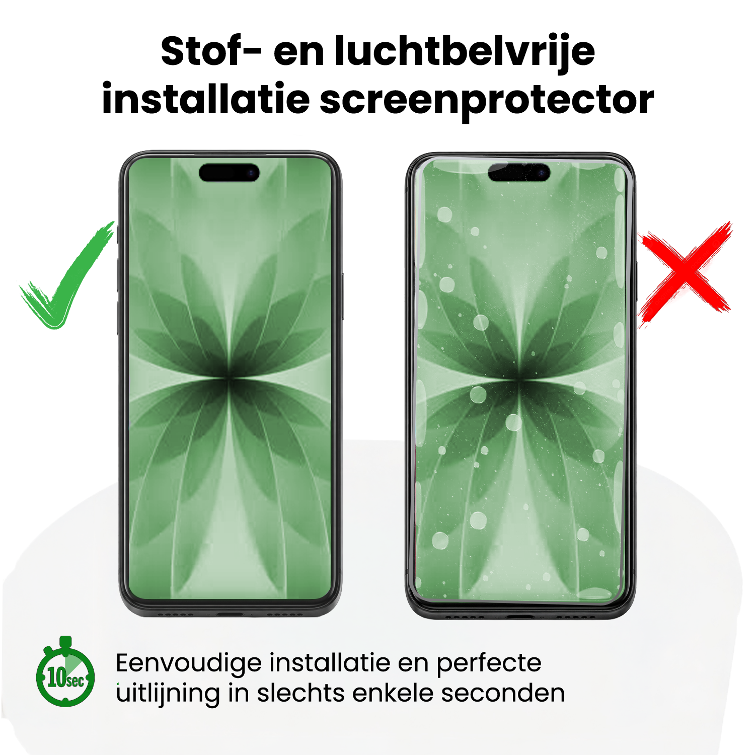 BASEY. BASEY. iPhone 17 Screenprotector Perfect Fit Kit - 2 PACK