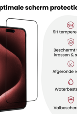 NoXx NoXx iPhone 15 Pro Max Screenprotector Perfect Fit Kit - 2 PACK