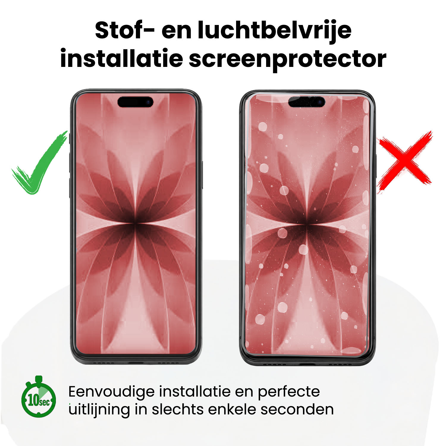 NoXx NoXx iPhone 17 Screenprotector Perfect Fit Kit - 2 PACK