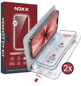 NoXx NoXx iPhone 17 Screenprotector Perfect Fit Kit - 2 PACK