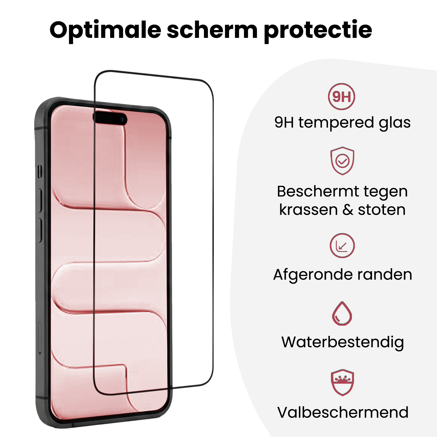 NoXx NoXx iPhone Air Screenprotector Perfect Fit Kit - 2 PACK