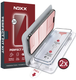 NoXx NoXx iPhone Air Screenprotector Perfect Fit Kit - 2 PACK