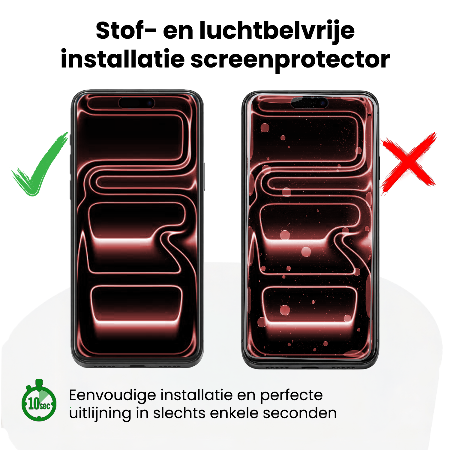 NoXx NoXx iPhone 17 Pro Screenprotector Perfect Fit Kit - 2 PACK