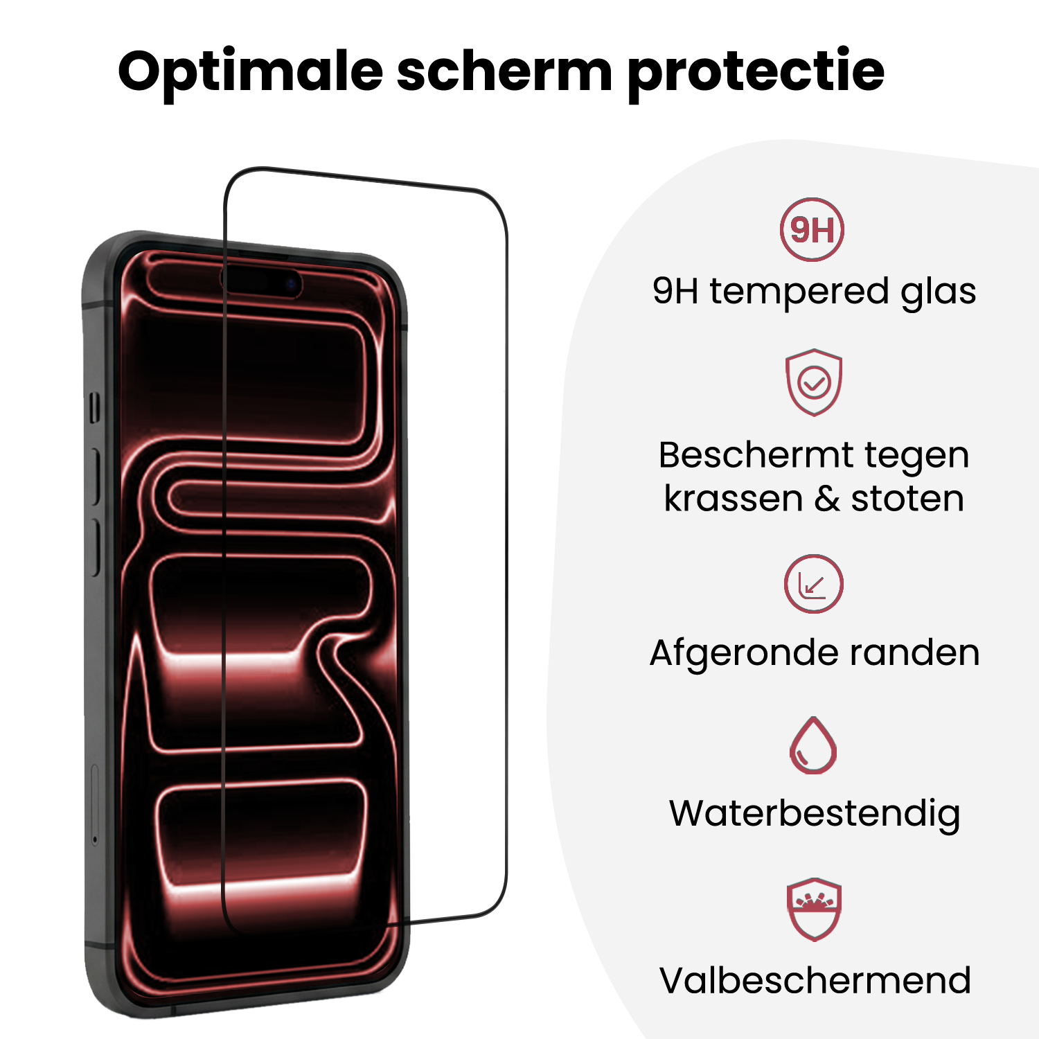 NoXx NoXx iPhone 17 Pro Screenprotector Perfect Fit Kit - 2 PACK