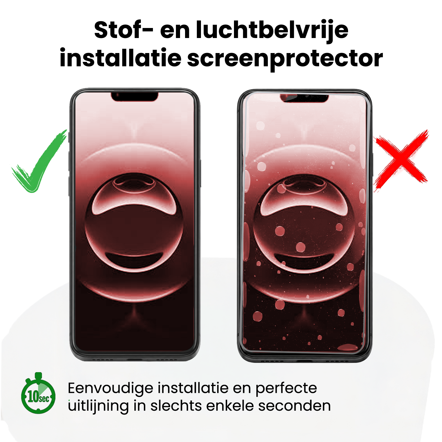 NoXx NoXx iPhone 16e Screenprotector Perfect Fit Kit - 2 PACK