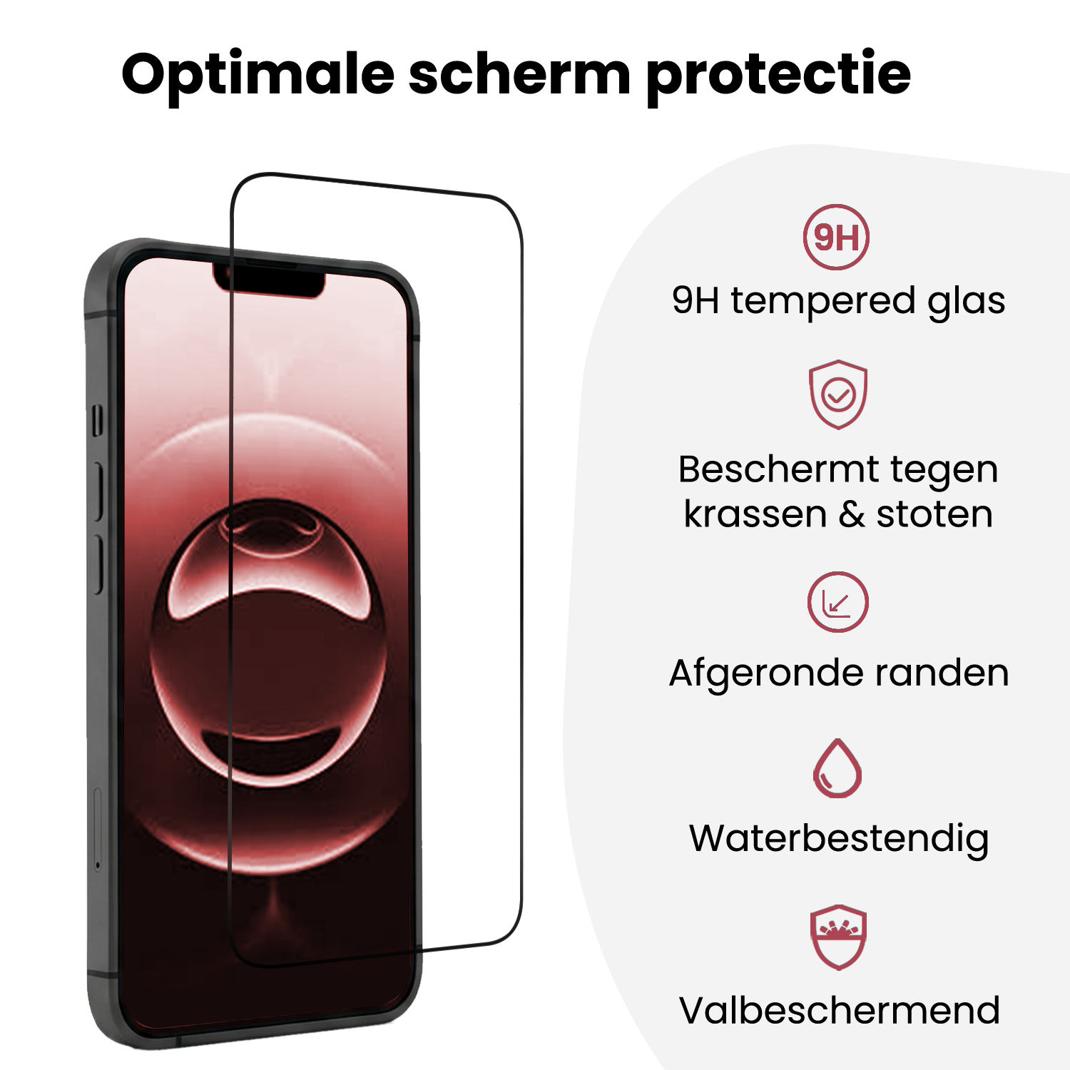 NoXx NoXx iPhone 16e Screenprotector Perfect Fit Kit - 2 PACK