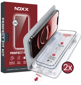 NoXx NoXx iPhone 16e Screenprotector Perfect Fit Kit - 2 PACK