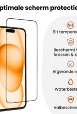 Nomfy Nomfy iPhone 15 Screenprotector Perfect Fit Kit - 2 PACK