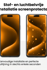 Nomfy Nomfy iPhone 15 Pro Screenprotector Perfect Fit Kit - 2 PACK