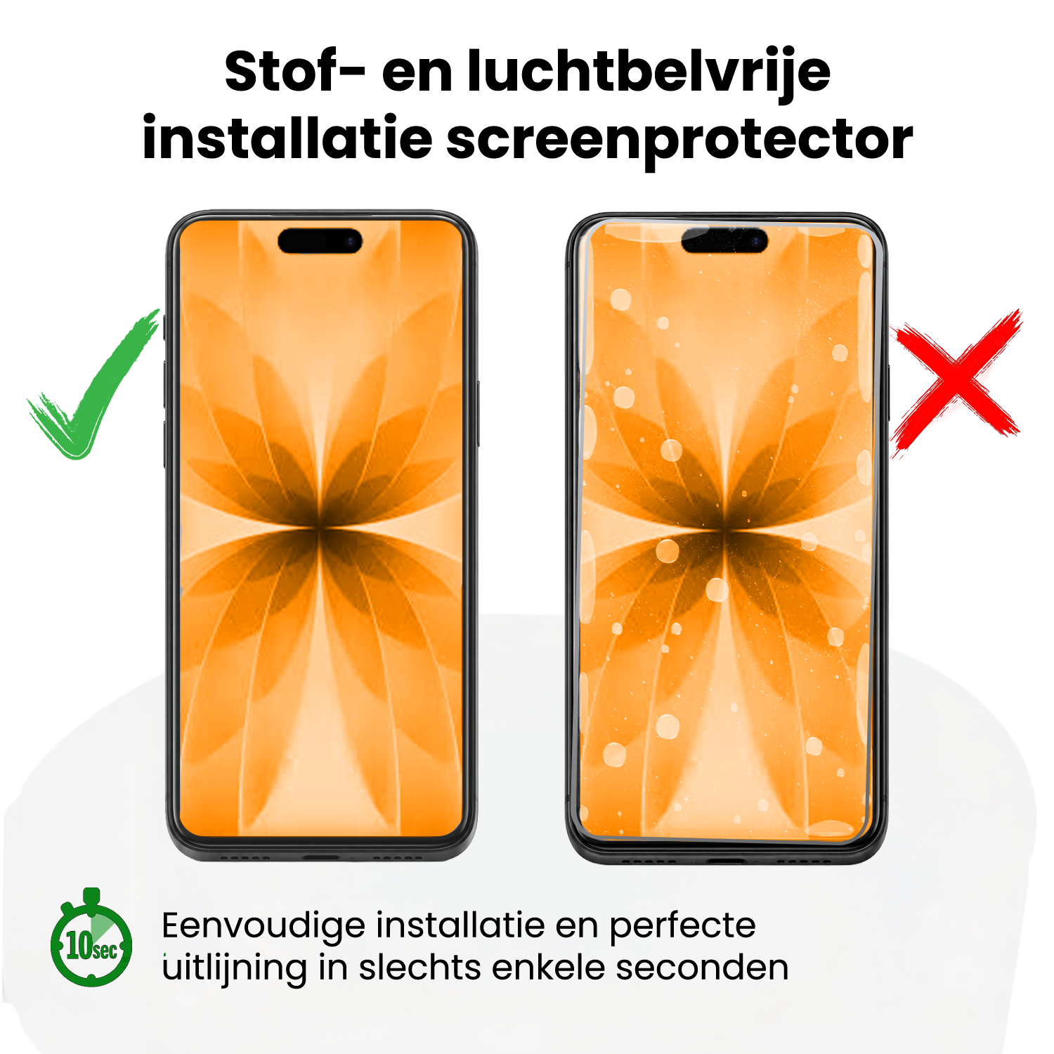 Nomfy Nomfy iPhone 17 Screenprotector Perfect Fit Kit - 2 PACK
