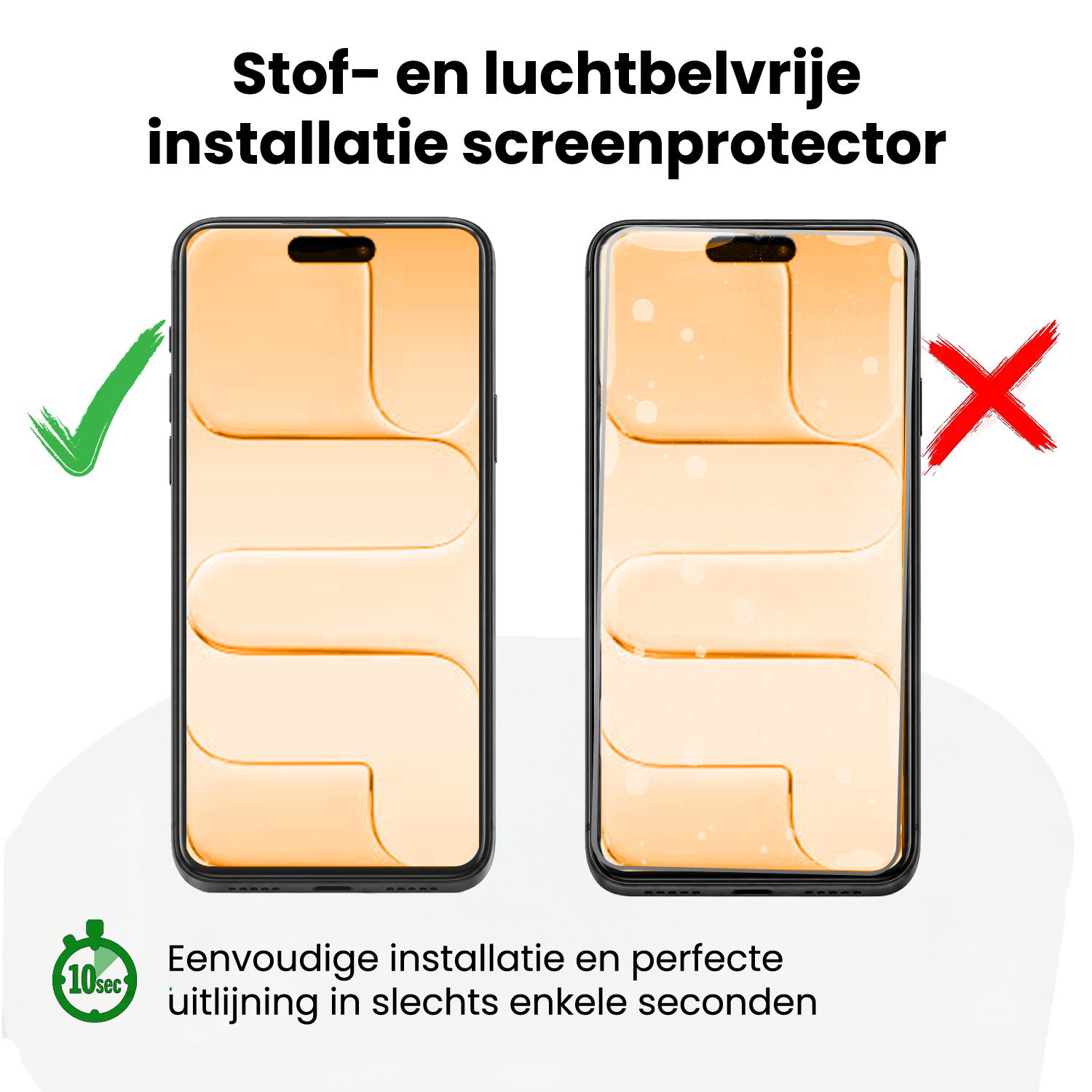 Nomfy Nomfy iPhone Air Screenprotector Perfect Fit Kit - 2 PACK
