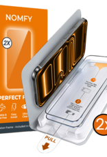 Nomfy Nomfy iPhone 17 Pro Screenprotector Perfect Fit Kit - 2 PACK