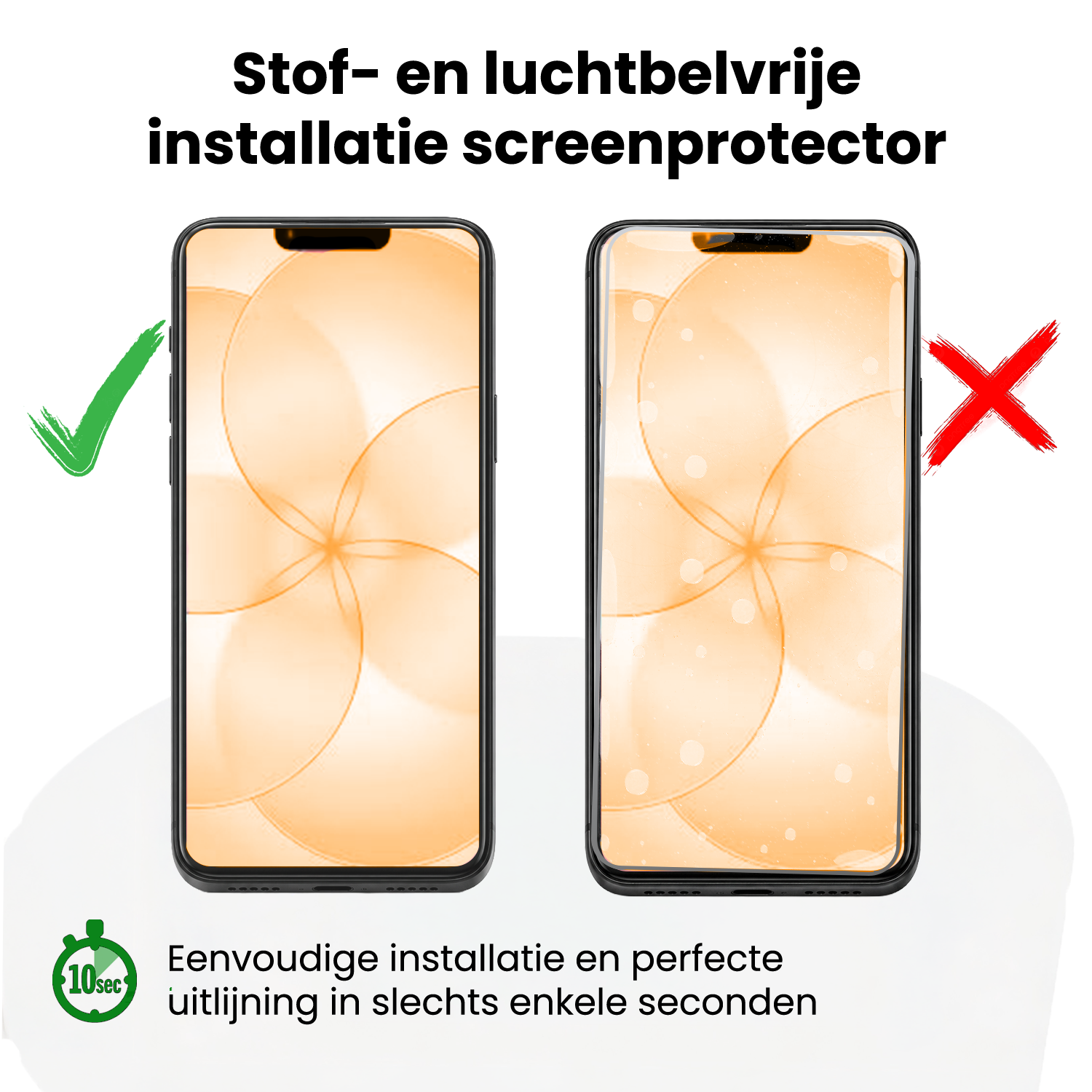 Nomfy Nomfy iPhone 17e Screenprotector Perfect Fit Kit - 2 PACK