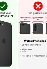 Nomfy Nomfy iPhone 17e Screenprotector Perfect Fit Kit - 2 PACK