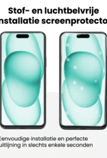 Forterra Forterra iPhone 15 Screenprotector Perfect Fit Kit - 2 PACK