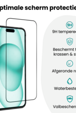 Forterra Forterra iPhone 15 Screenprotector Perfect Fit Kit - 2 PACK