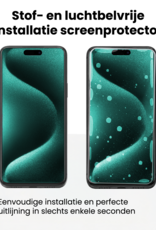 Forterra Forterra iPhone 15 Pro Screenprotector Perfect Fit Kit - 2 PACK