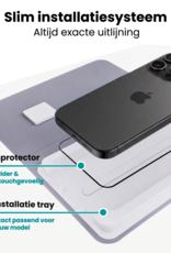 Forterra Forterra iPhone 15 Pro Screenprotector Perfect Fit Kit - 2 PACK